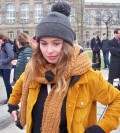 Mit Luisa vor Beginn im Interviev: 