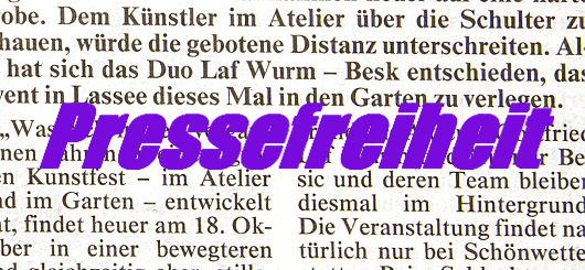 Pressefreiheit sollte sein Pressefreiheit sollte sein