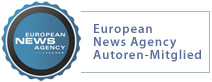 Autoren- und Journalisten-Siegel von European News Agency - Nachrichten- und Pressedienst
