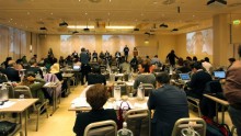 Participants at the OSCE Parallel Civil Society Conference held in Milan on 5 December 