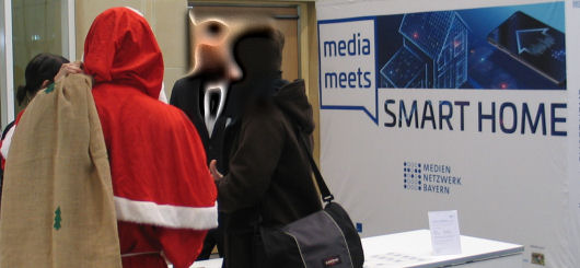 Der Nikolaus bei der Arbeit