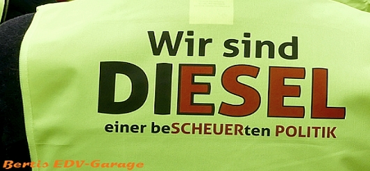gelbe Weste auf der Demo