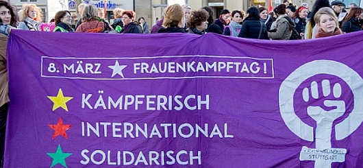 Weltfrauentag Kundegebungin Stuttgart