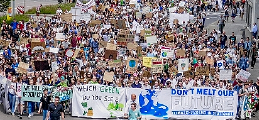 über 5.000 Teilnehmer bei der fridays for future Demo in Stuttgart