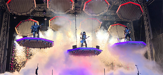 KISS aif dem Rockfest in Hyvinkää, Finnland