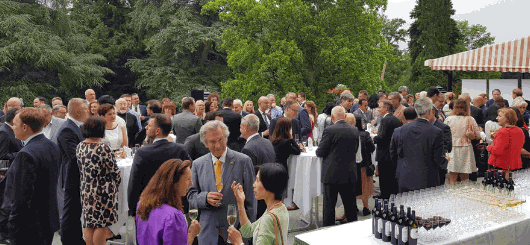 Es war ein gelungener Abend mit tollen Gästen im Schlosshotel Kronberg/Ts.