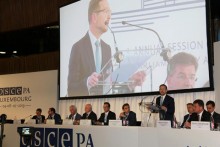  OSCE Secretary General Thomas Greminger addresses OSCE Parliamentary Assembly annual session - Luxembourg, 7 July 2019 