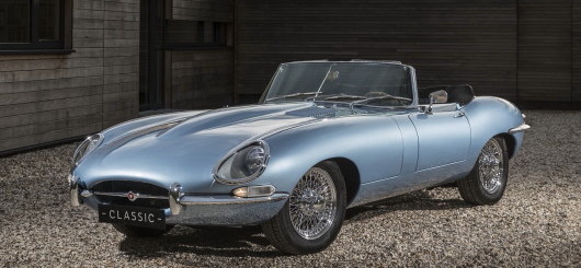 Elektrisch angetriebener Jaguar E-Type Zero Elektrisch angetriebener Jaguar E-Type Zero