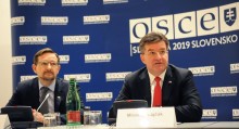 OSCE  Chairperson-in-Office, Minister of Foreign and European Affairs of the Slovak Republic Miroslav Lajčák, 