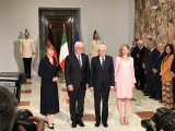 The Presidents with the First Ladies