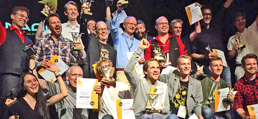 ...die glücklichen Gewinner der Vorentscheidung zur Deutschen Meisterschaft der Zauberkunst ...die glücklichen Gewinner der Vorentscheidung zur Deutschen Meisterschaft der Zauberkunst