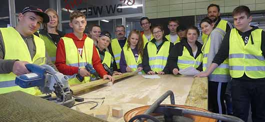Schülerinnen und Schüler der Europaschule