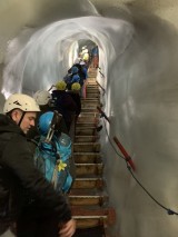 20m unter der Skipiste unterwegs...