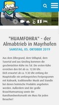 Flyer zum Festival-Wochenende.