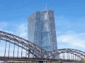Der Neubau der Europäischen Zentralbank im Ostend von Frankfurt am Main