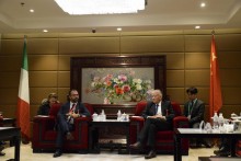 Ministers Wang Zhigang and Lorenzo Fioramonti