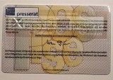 Rückseite bundeseinheitlicher Presseausweis