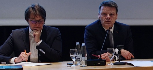 Frau Johann und Bürgermeister Herr Dirk Haarmann