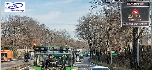 Bauernprotest in Stuttgart