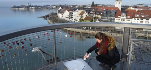 Auftakt für die Selfie-Points auf dem Moleturm Friedrichshafen 