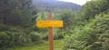 Hinweisschild auf dem GR101