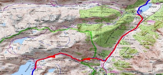 7 km bis zur Refuge de Migouelou 