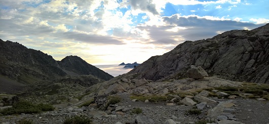 Pass über den 2500m hohen Col de Artouste