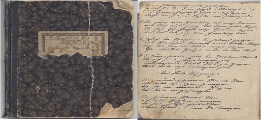 Tagebuch Gedichte u. Lieder von Stanislaus Majchrzak Teil 5