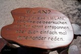 Vorwarnung an die Besucher