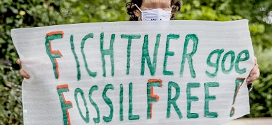FFF-Demo vor Fa. Fichtner