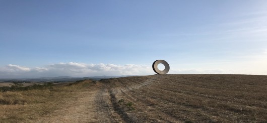 Cerchio di San Martino - Opera di Mauro Staccioli a Volterra