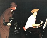 Sie spielte auch Theater