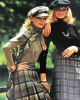 Sie machte auch als Model Karriere