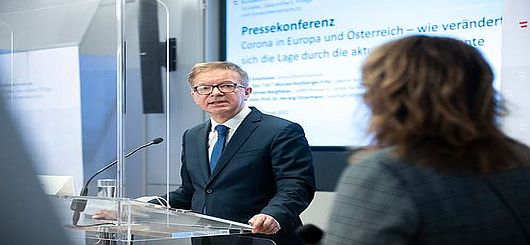 Rudolf Anschober, Pressekonferenz 8.01.2021 Rudolf Anschober, Pressekonferenz 8.01.2021