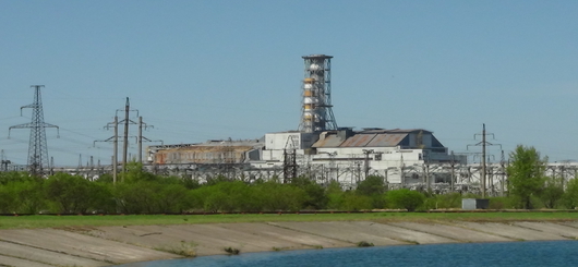 Tschernobyl 2013 noch mit dem alten Schutzdach