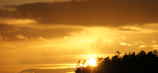 Sonnenuntergang zum Meditieren Sonnenuntergang zum Meditieren