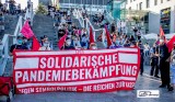 Kundgebung gegen die Maßnahmen