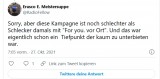 Reaktionen auf die Kampagne