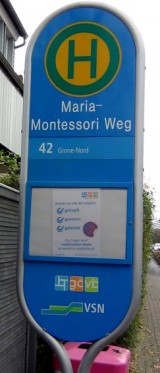 Info Bushaltestelle Göttingen 23.11.2021