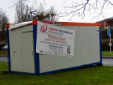 Der Impfcontainer steht schon