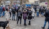 Teilnehmer der AfD Kundgebung