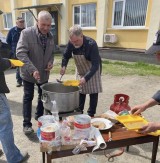 Feldküche im Einsatz 