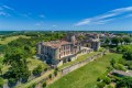 Château Duras vue Drone façade sud-ouest