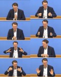 Herr Lauterbachs Körpersprachschule / Fotorechte: Bundespressekonferenz