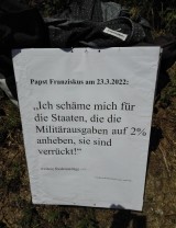 Plakat eines Teilnehmers