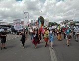 Protestzug durch Ramstein
