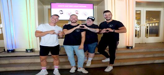 Vorstand:Ulli Pridat, Patrick Erhardt, Monique King, Marc-Erich, Lehmann(vl.)