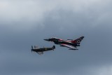 RAF Typhoon and RAFBBMF Spitfire Synchro Pair