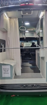 Dusche ebenso frei befahrbar