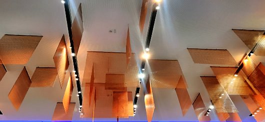 Deckendekoration in der IHK in München